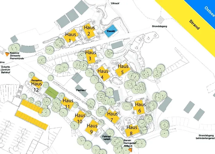 Duenenhaus Unserusedomde Ca40qm Direkt Am 4i2 아파트 *